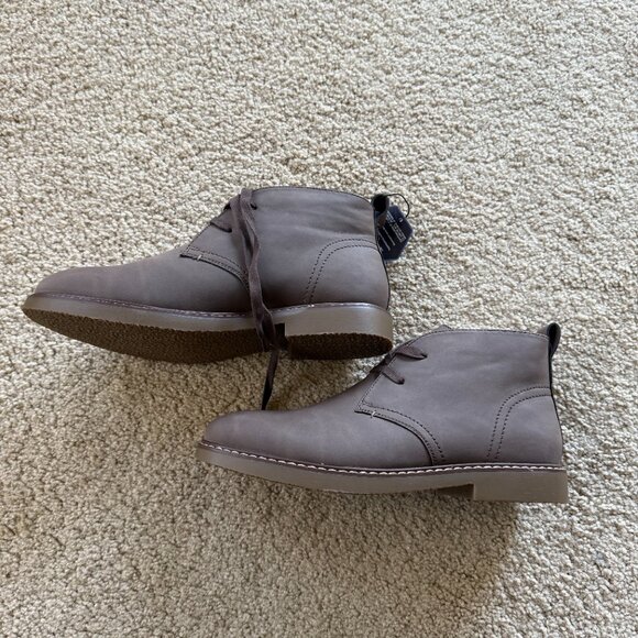 MENS Dress BOOTS BROWN sz 10.5 Ortholite ECO NEW w TAGS - Picture 3 of 5